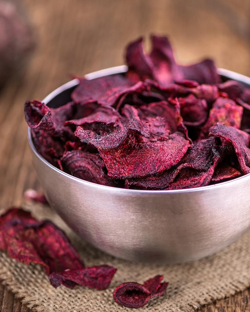 chipsy červená řepa